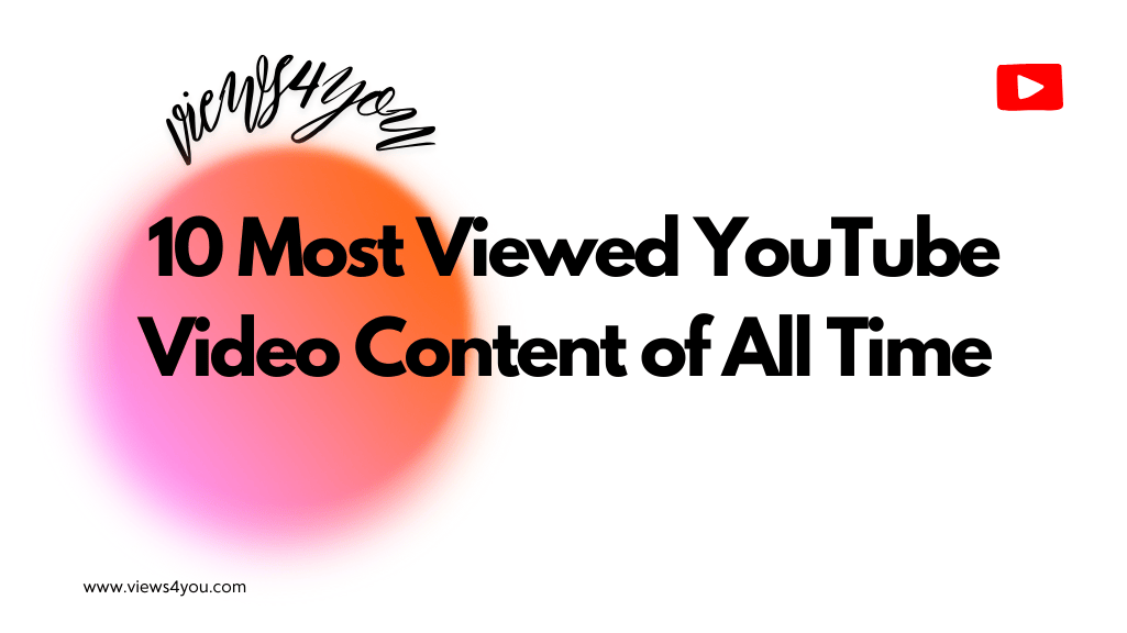 10 Most Viewed YouTube Video Content of All Time