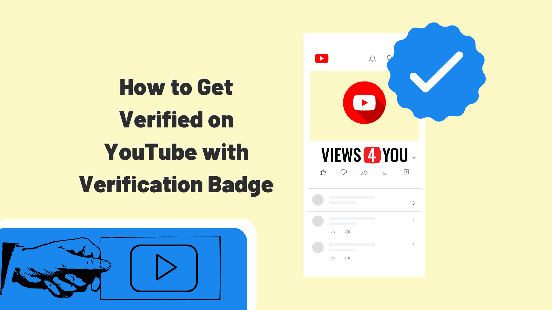 How to Get Verified on YouTube with Verification Badge