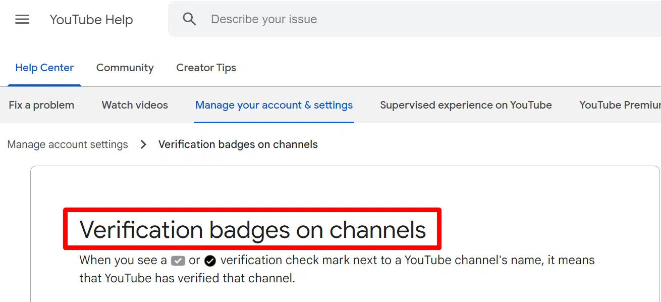 Verify  Channel: How to Verify  Channel, What are