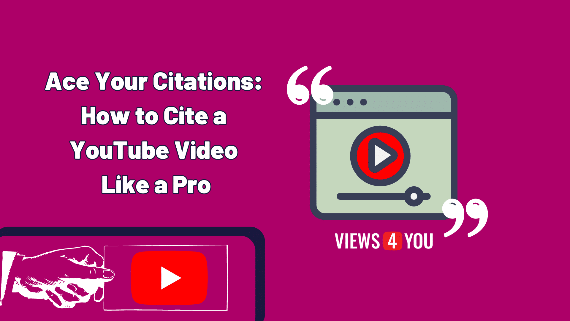 how to quote a youtube video in an essay