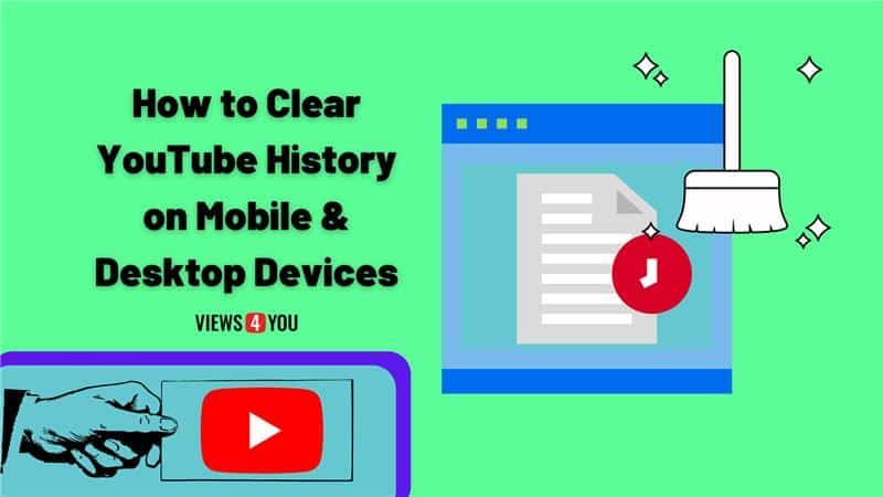 Learn how to clear YouTube history in mobile and desktop devices.