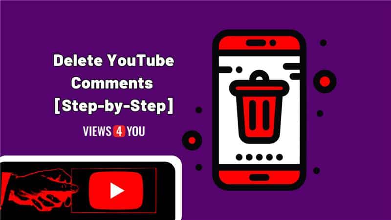 Step by step guide to help you learn how to delete YouTube comments.