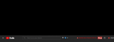 YouTube Studio dashboard where you find comments.