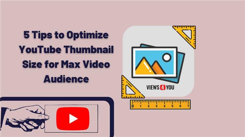 Tips to best optimize YouTube thumbnail size for max video engagement.