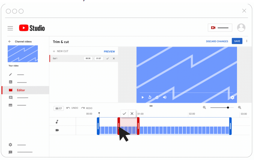 YouTube Studio Remove Extra Sections Function