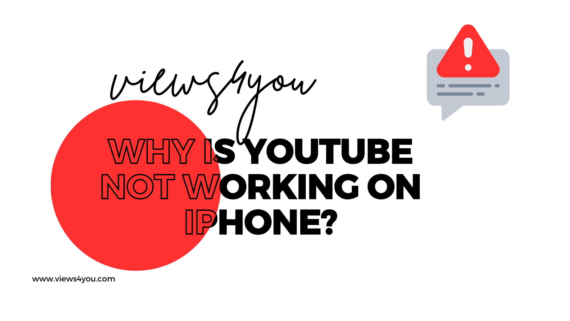 Why YouTube it is not working on my iPhone.