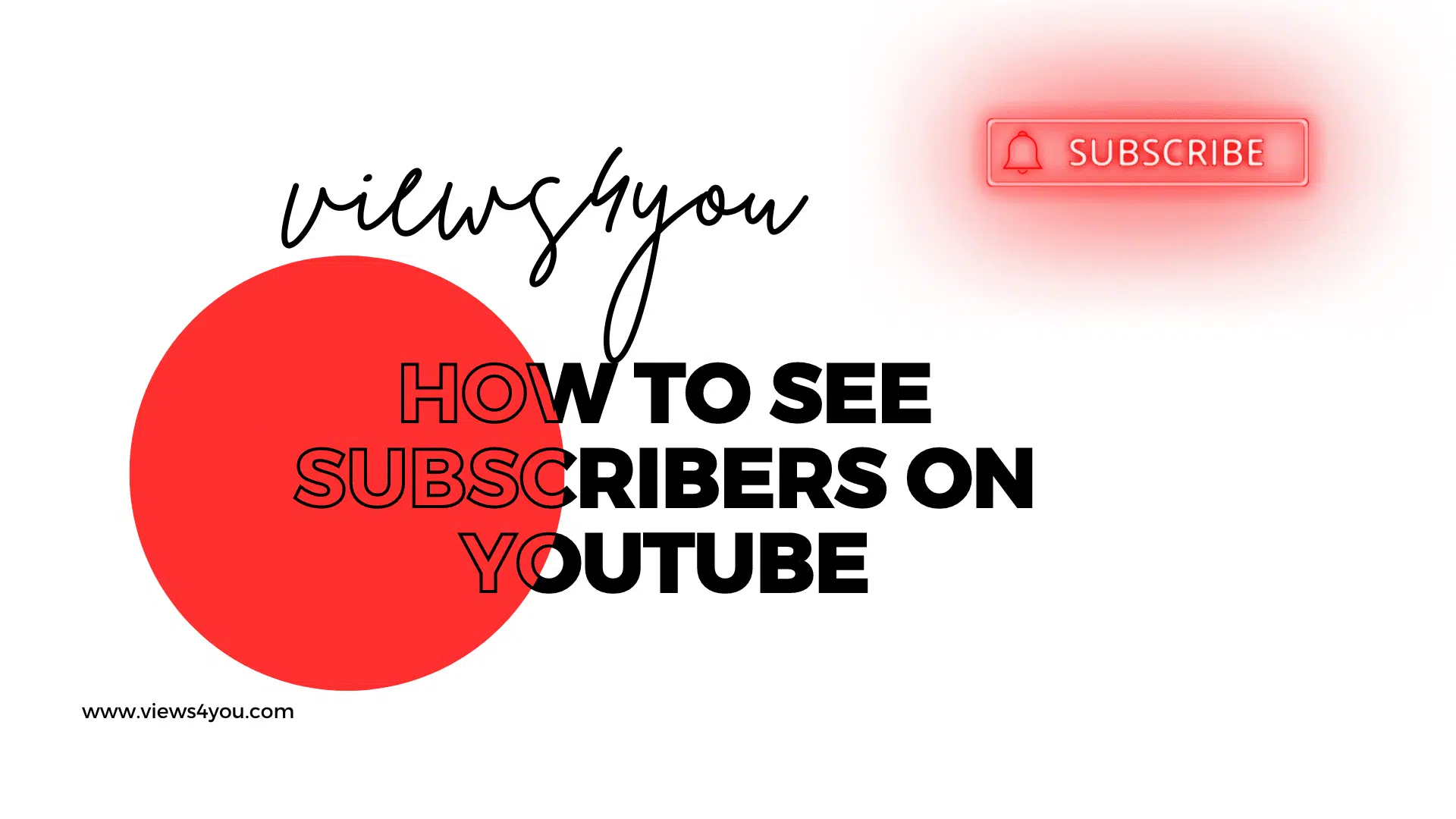 Learn how to se subscribers on YouTube.
