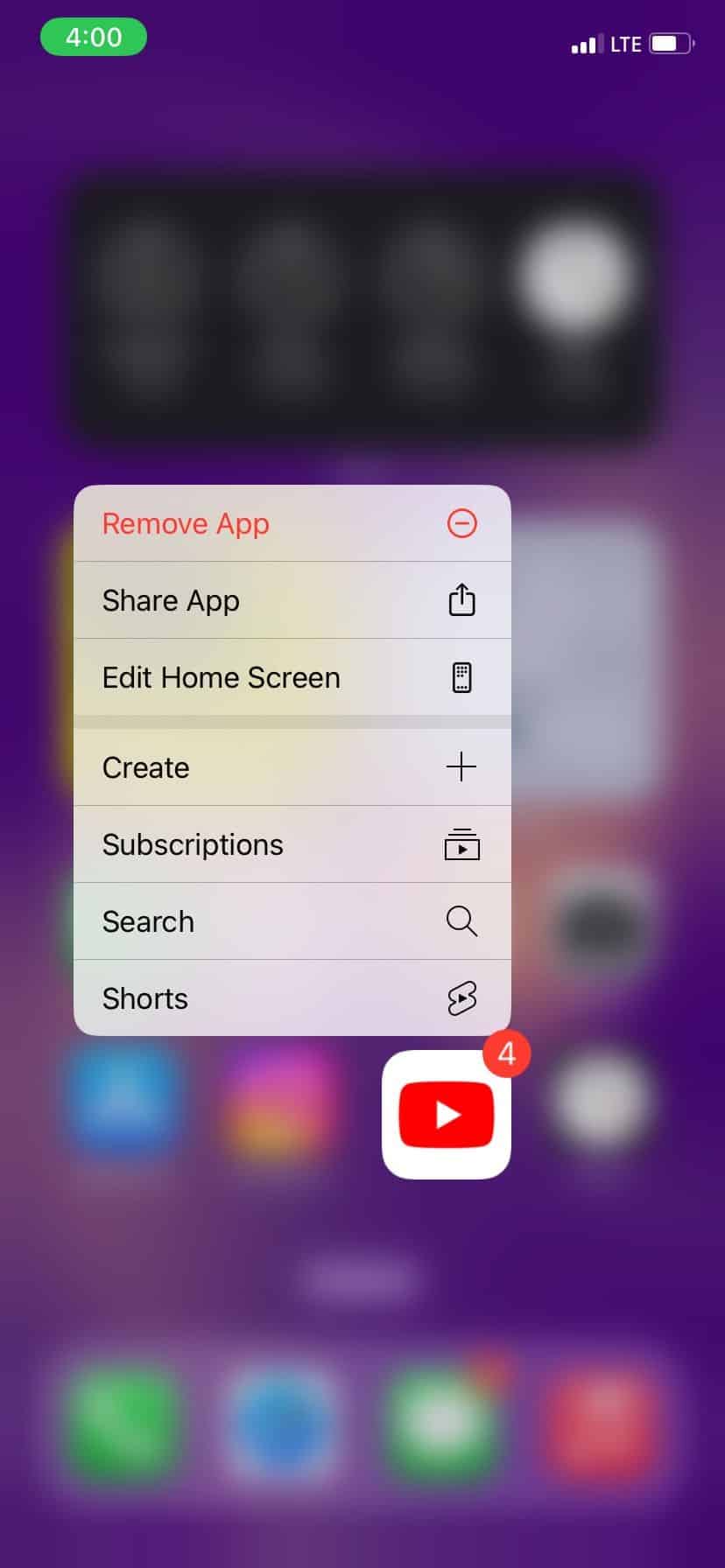 Remove, to reinstall the YouTube app and fix the problem.