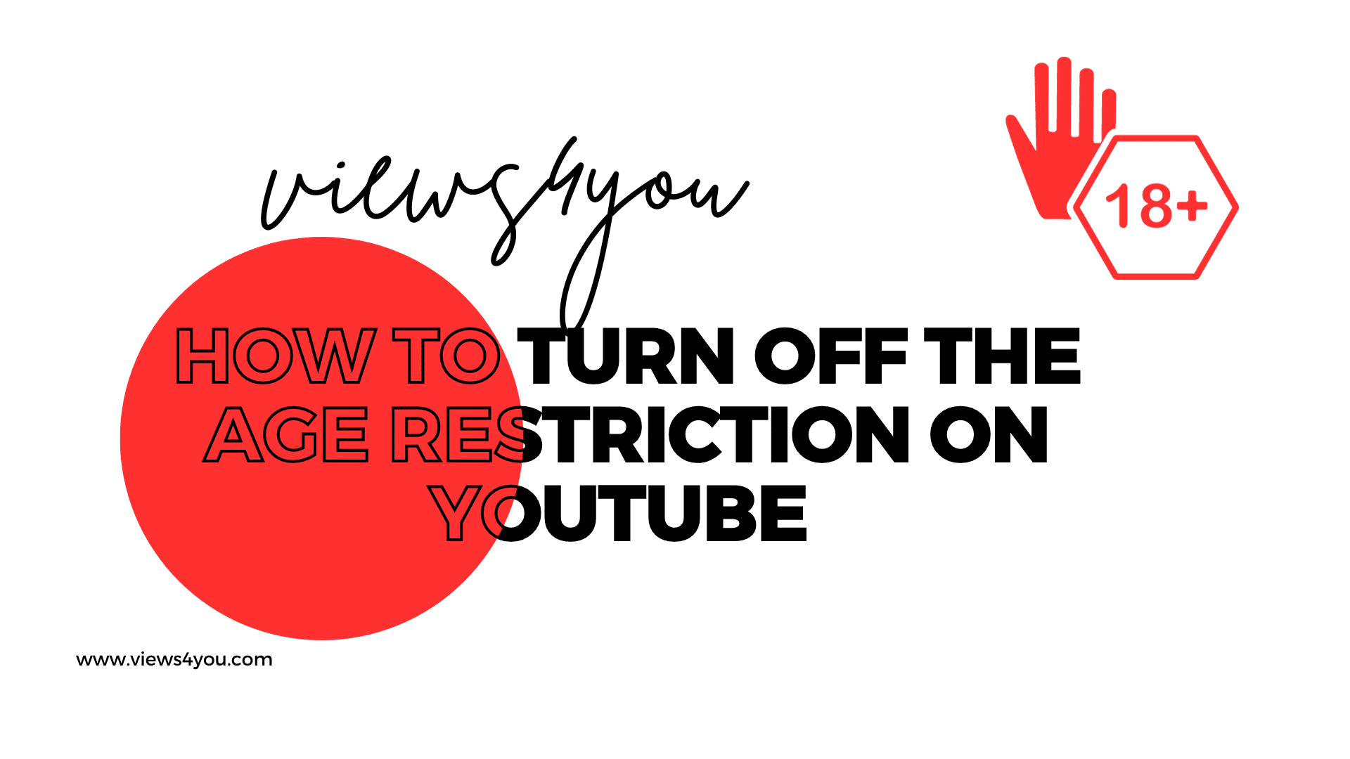 Step by step guide to turn off age restriction on YouTube.