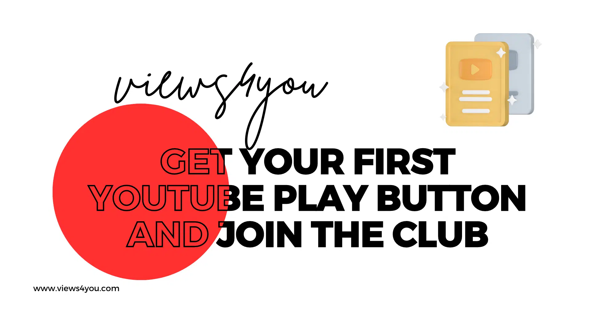 Learn how to get your first youtube play button